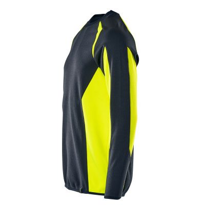 Foto van Mascot Accelerate Safe Sweatshirt | 22084-781 | 01017-donkermarine/hi-vis geel