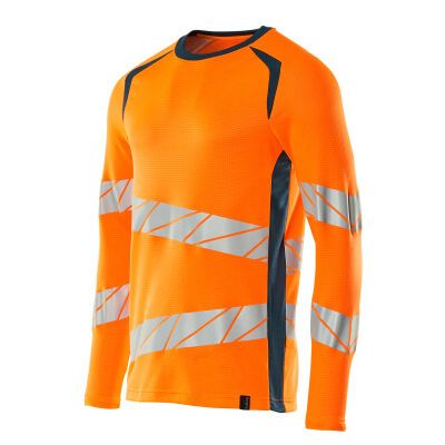 Foto van Mascot Accelerate Safe T-shirt, met lange mouwen | 19081-771 | 1444-hi-vis oranje/donkerpetrol