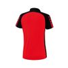 Afbeelding van ERIMA Six Wings polo Dames | rood/zwart | 1112246