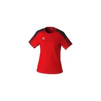 Erima Evo Star t-shirt dames, 1082412, rood/zwart