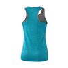 Afbeelding van 5-C tanktop Dames | oriental blue melange/grey melange/wit | 1081927