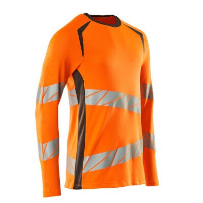 Foto van Mascot Accelerate Safe T-shirt, met lange mouwen | 19081-771 | 1418-hi-vis oranje/donkerantraciet