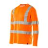 Afbeelding van T-shirt, V-hals, lange mouwen, klasse 3 | 18281-995 | 014-hi-vis oranje