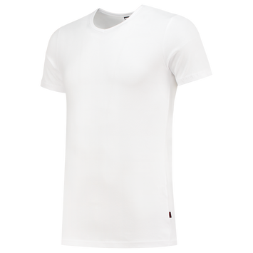 Foto van T-shirt Elastaan Fitted V Hals | wit | 101012-06 | TRICORP WORKWEAR