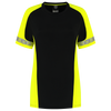 Afbeelding van T-shirt Reflective Redefined Dames | zwart/fluorgeel | 106108-0917 | TRICORP WORKWEAR
