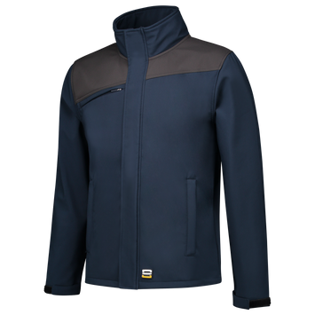 Foto van Softshell Bicolor Naden | donkermarine/donkergrijs | 402021-01018 | TRICORP WORKWEAR