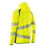 Afbeelding van Mascot Accelerate Safe Capuchontrui met rits | 19284-781 | 17010-hi-vis geel/donkermarine