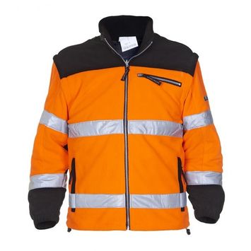 Foto van Hydrowear Freiburg fleecejack EN471 | 04026009F-149 | oranje/zwart