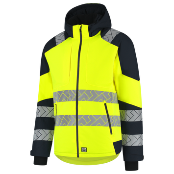 Foto van Winterjas Ripstop High Vis Redefined | fluorgeel/donkermarine | 406107-17010 | TRICORP WORKWEAR