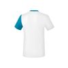 Afbeelding van 5-C T-shirt Kinderen | wit/oriental blue/colonial blue | 1081909