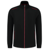 Afbeelding van Sweatvest Accent | zwart/rood | 302702-0902 | TRICORP WORKWEAR