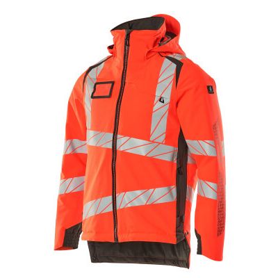 Foto van Mascot Accelerate Safe Winterjas | 19035-449 | 22218-hi-vis rood/donkerantraciet