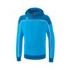 Afbeelding van ERIMA CHANGE by erima sweatshirt met capuchon Unisex | curaçao/mykonos/wit | 1072305