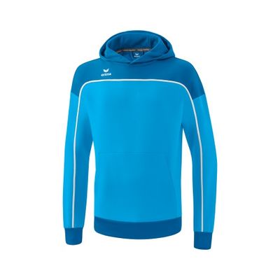 Foto van ERIMA CHANGE by erima sweatshirt met capuchon Unisex | curaçao/mykonos/wit | 1072305