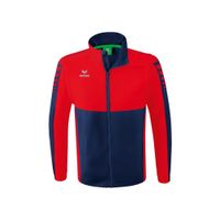 ERIMA Six Wings jack met afneembare mouwen Unisex | new navy/rood | 1062204