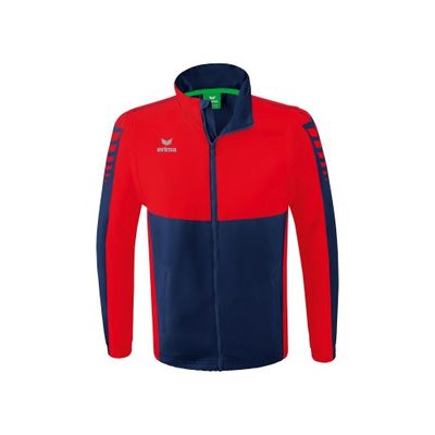 Foto van ERIMA Six Wings jack met afneembare mouwen Unisex | new navy/rood | 1062204
