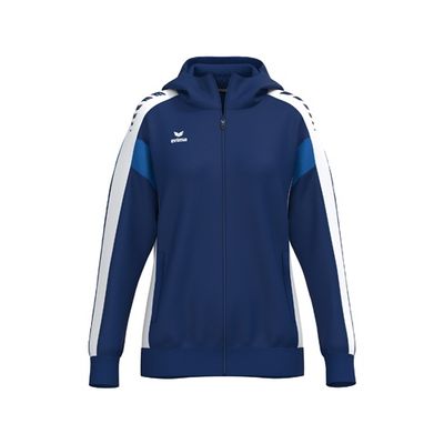 Foto van ERIMA CELEBRATE 125 Training Jacket with hood Dames | new navy/wit | 1032542