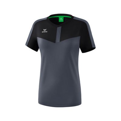 Squad T-shirt Dames | zwart/slate grey | 1082014