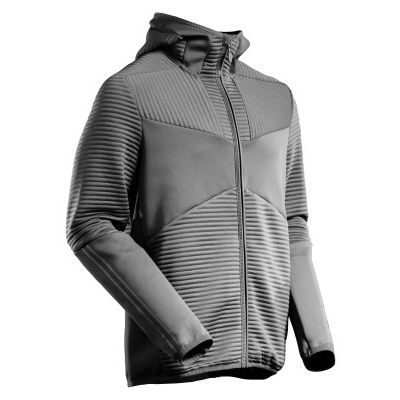 Mascot CUSTOMIZED Fleece capuchontrui met rits | 22603-681 | 89-steengrijs Mascot CUSTOMIZED Fleece capuchontrui met rits | 22603-681 | 89-steengrijs