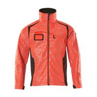 Mascot Accelerate Safe Softshell jas | 19202-291 | 22218-hi-vis rood/donkerantraciet