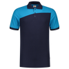 Afbeelding van Poloshirt Bicolor Naden | donkermarine/turkoois | 202006-01087 | TRICORP WORKWEAR