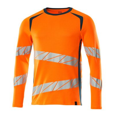 Foto van Mascot Accelerate Safe T-shirt, met lange mouwen | 19081-771 | 1444-hi-vis oranje/donkerpetrol