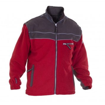 Foto van Hydrowear Kiel fleecejack | 04026022F-288 | rood/grijs