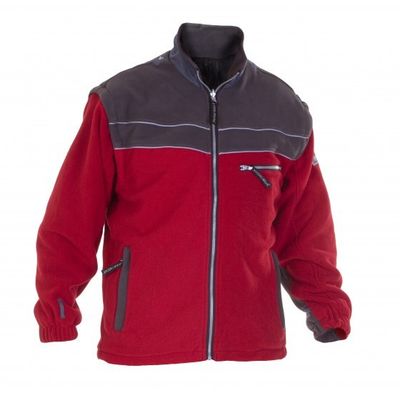 Foto van Hydrowear Kiel fleecejack | 04026022F-288 | rood/grijs