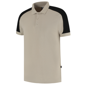 Foto van Poloshirt Bicolor Redefined | zand/zwart | 206106-5509 | TRICORP WORKWEAR