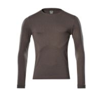 T-shirt, lange mouwen, moderne pasvorm | 18581-965 | 018-donkerantraciet