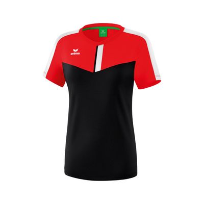 Squad T-shirt Dames | rood/zwart/wit | 1082012