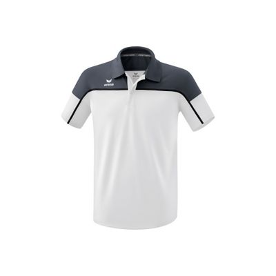 Foto van ERIMA CHANGE by erima polo Unisex | wit/slate grey/zwart | 1112307