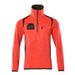 Mascot Accelerate Safe Fleecetrui met korte rits | 19303-316 | 22218-hi-vis rood/donkerantraciet