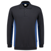 Afbeelding van Polosweater Bicolor | marine/korenblauw | 302003-0111 | TRICORP WORKWEAR