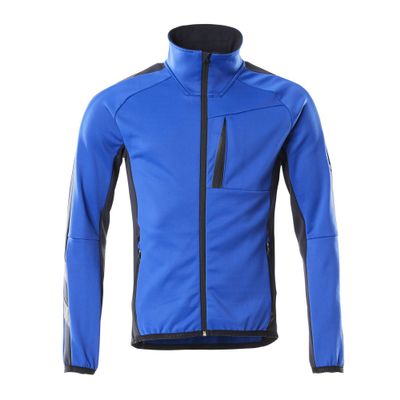 Fleecetrui met rits, moderne pasvorm | 18603-316 | 011010-korenblauw/donkermarine Fleecetrui met rits, moderne pasvorm | 18603-316 | 011010-korenblauw/donkermarine