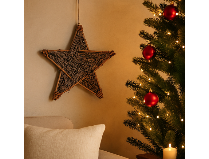 Afbeelding van Tuinmaak Kerstster Wilg 40 cm