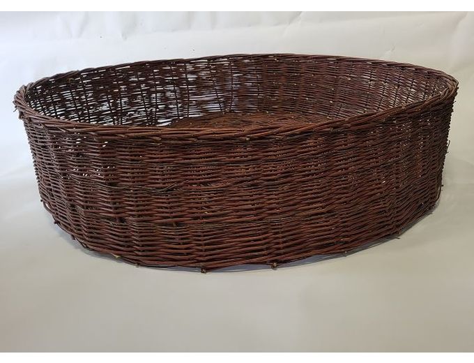 Afbeelding van Handgevlochten Wilgen Ooievaarsnest – 72 × 72 × 15 cm