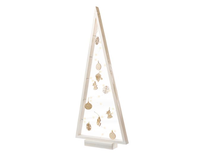 Afbeelding van Houten Kerstboomframe 100 cm Wit