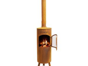 Foto van Bonfeu Tuinhaard BBQ Bongiano LP Cortenstaal