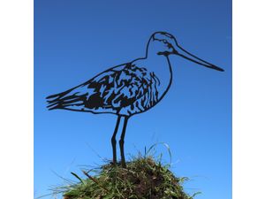 Foto von Vogel aus Cortenstahl - Uferschnepfe