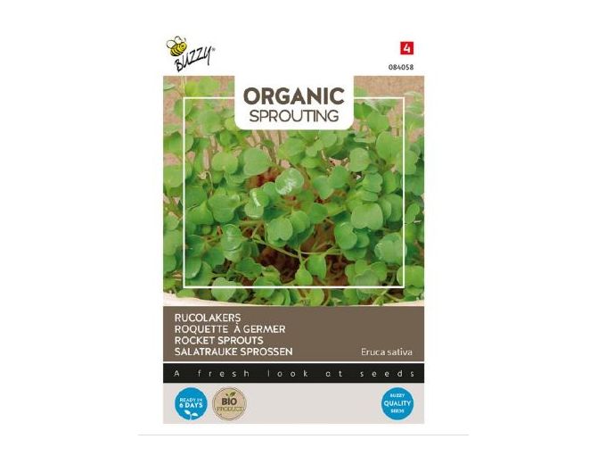 Afbeelding van Buzzy® Organic Spruitgroente rucolakers (BIO)