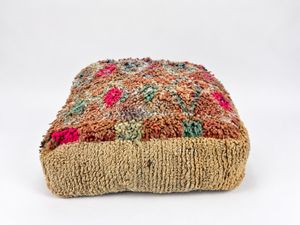 Foto van Marokkaanse Berber poef Indy 60cm x 60cm, Niet Gevuld