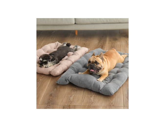 Afbeelding van Boef Hondenmand Zand kleur - Uitvouwbaar maat XL