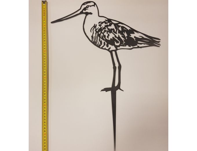 Bild von Vogel aus Cortenstahl - Uferschnepfe