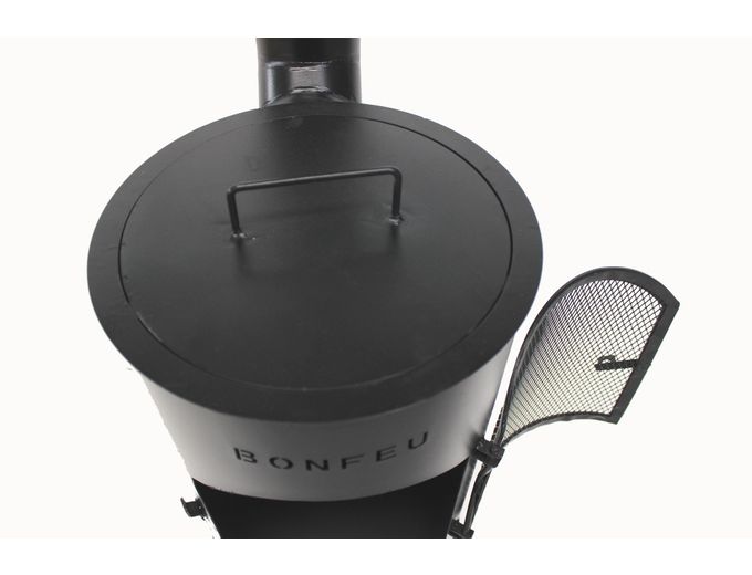 Bild von Bonfeu Gartenkamin BBQ Bongiana LP Schwarz