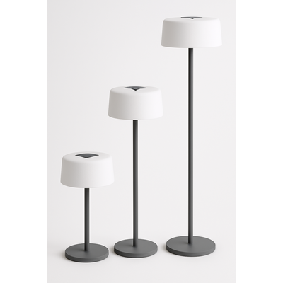 Foto van Les Jardins Solar Lightning Lampadaire Solaire Bump Wit