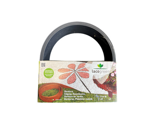 Foto van Lacogreen Flexibele borderrand Hoogte 12cm x 5 meter lang 4mm dik