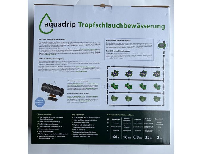 Afbeelding van Irrigatiesysteem - druppelslang Starter set 60 meter 