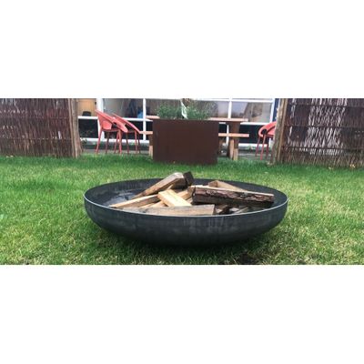 Feuerschale 100 cm Große Feuerschale Cortenstahl Tuinmaak.de