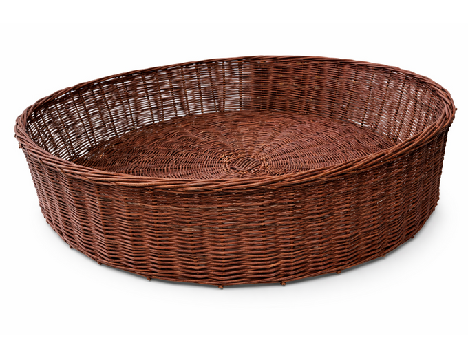 Bild von Weiden-Storchennest / Korb – 72 × 72 × 15 cm